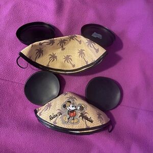 Vintage Disney Mickey Mouse Ears - Black and Tan